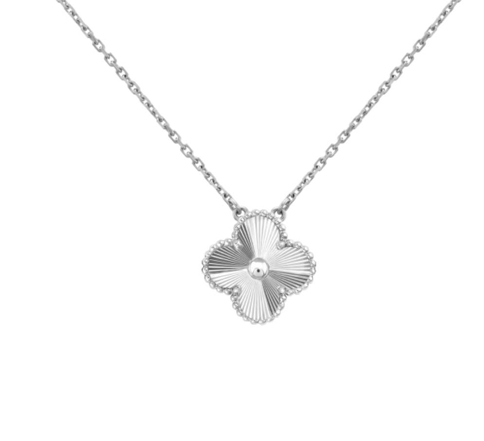 Clover - Necklace Silver