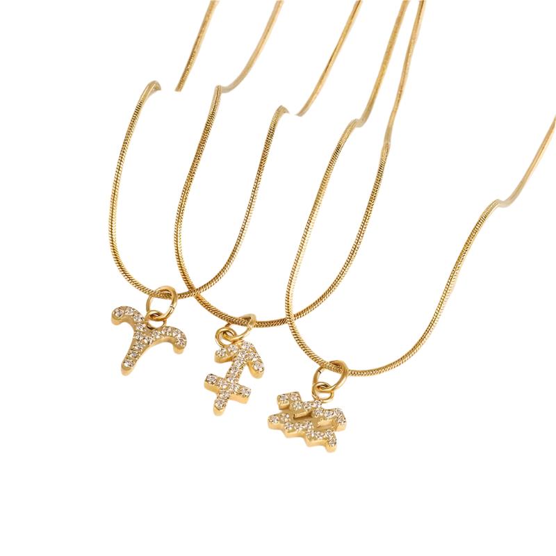 Zodiac Necklace Diamond